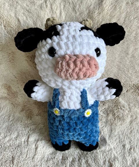 Daisy the Cow in Overalls